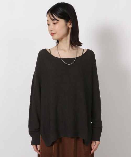 LAKOLE（ラコレ） ニット セーター テープヤーンニットプルオーバー