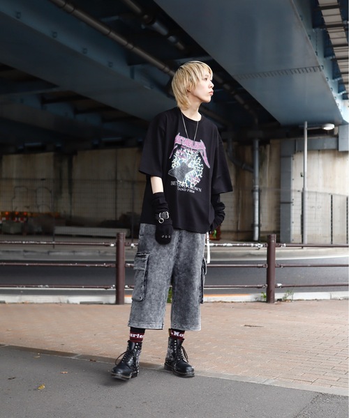 「HLM」 半袖Tシャツ LARGE グレー系その他 メンズ_画像8