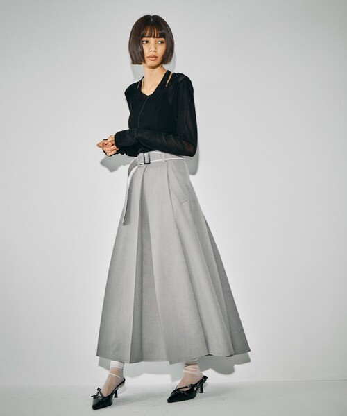UNITED TOKYO（ユナイテッドトウキョウ） スカート センタープリーツ