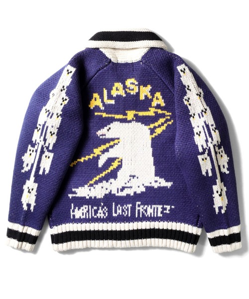 HOUSTON（ヒューストン） カーディガン COWICHAN SWEATER BEAR 手編み