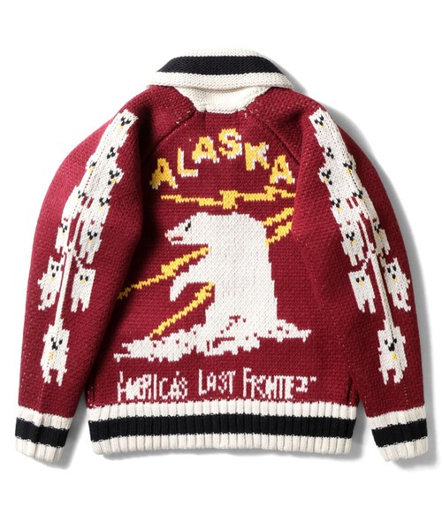 HOUSTON（ヒューストン） カーディガン COWICHAN SWEATER BEAR 手編み