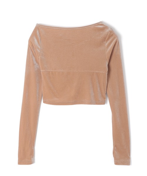 未使用タカダンスベロアリボントップス M DOLLY tシャツ *M DOLLY original* velor ribbon sogno tops/ベロア