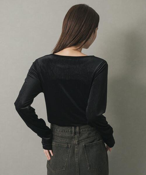 tシャツ ギャザースリーブベロアTシャツ レディース | SENSE OF PLACE by URBAN RESEARCH | 06