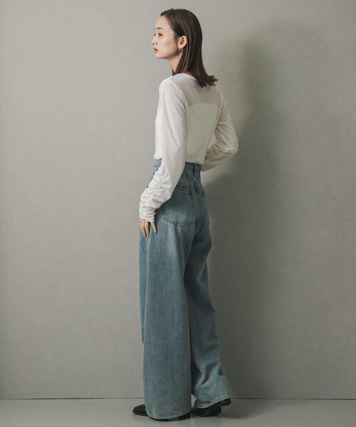 tシャツ ギャザースリーブベロアTシャツ レディース | SENSE OF PLACE by URBAN RESEARCH | 14