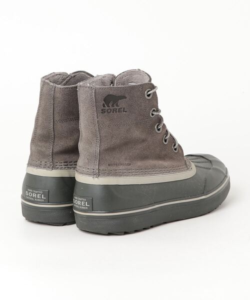 「SOREL」 レースアップブーツ 26.5cm グレー メンズ