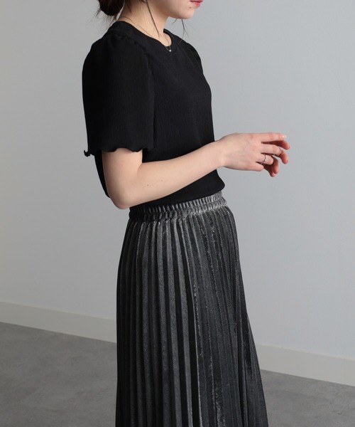 「RANAN」 半袖Tシャツ L ブラック レディース_画像5