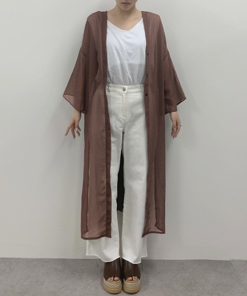 「Isn't She?」 カーディガン FREE ブラック レディース_画像9