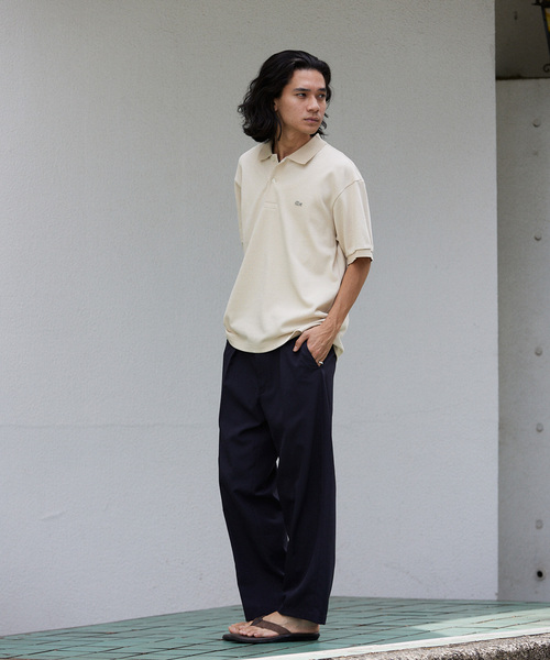 LACOSTE（ラコステ） 半袖ポロシャツ 5 ブラック系その他 メンズ