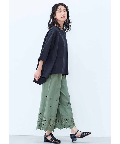 「Live in comfort」 7分袖ブラウス M ライトピンク レディース_画像2