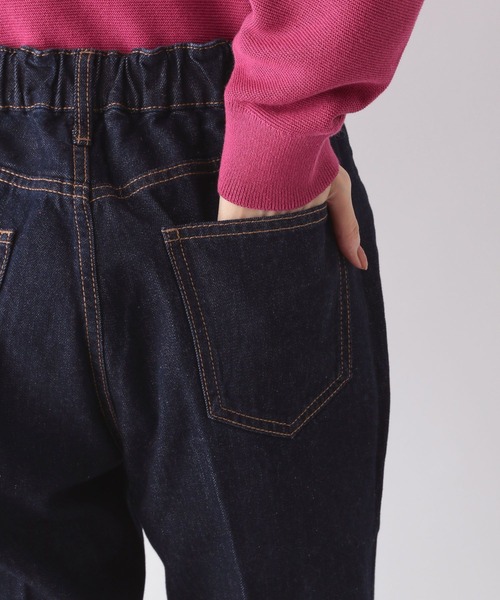 「GLOBAL WORK」 デニムパンツ SMALL ダークグレー レディース_画像2