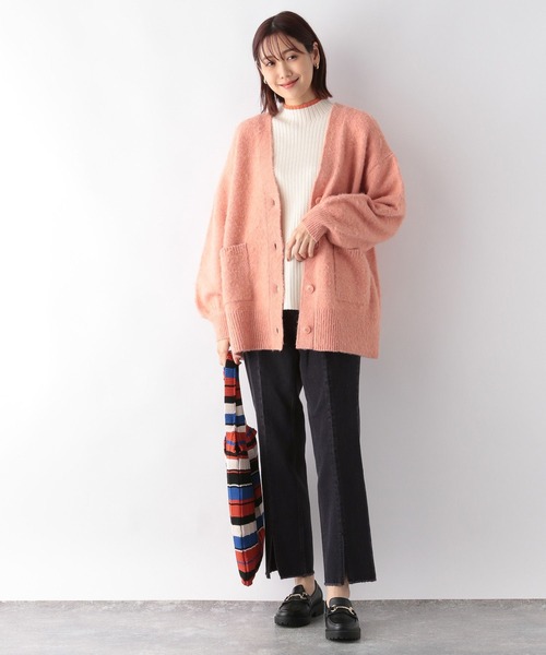 「GLOBAL WORK」 デニムパンツ SMALL ダークグレー レディース_画像8