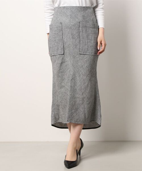 「NOBLE」 タイトスカート 34 ブラック レディース_画像2