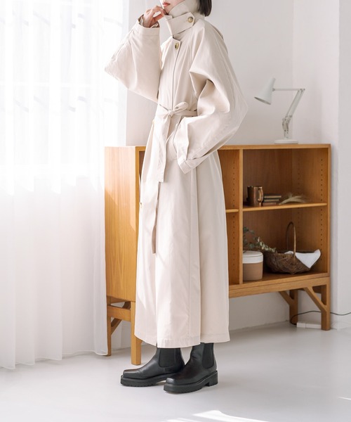 mystic（ミスティック） チェスターコート 2 キャメル レディース