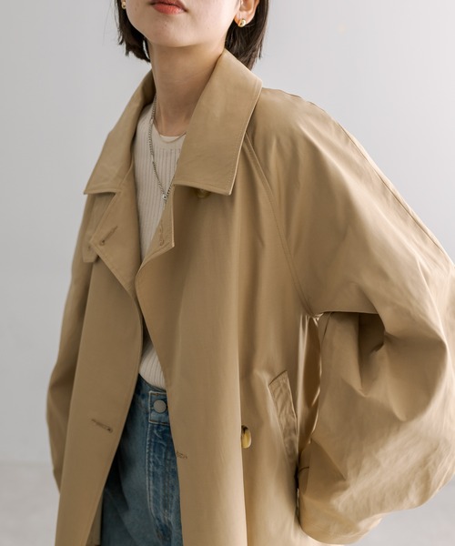 mystic（ミスティック） チェスターコート 2 キャメル レディース