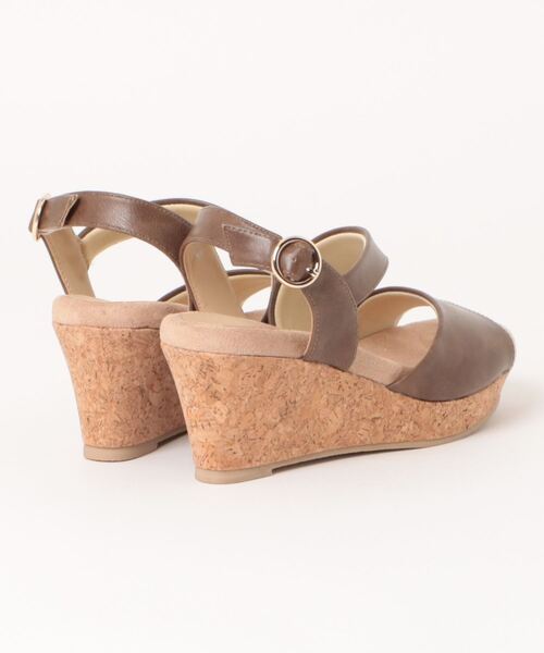 「Piedi Nudi」 「Lirio blanco」ヒールサンダル LL ブラック レディース_画像2