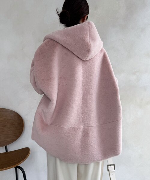 DouDou（ドゥドゥ） ムートンコート ボアコート リバーシブルフェイク