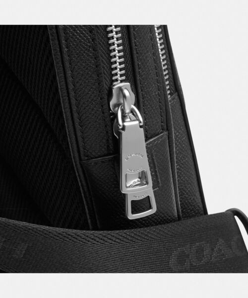 COACH レザー スリングバッグ / ベルトバッグ ブラック ユニセックス COACH｜【公式】フェリックス スリング バッグ | Rakuten Fashion(楽天