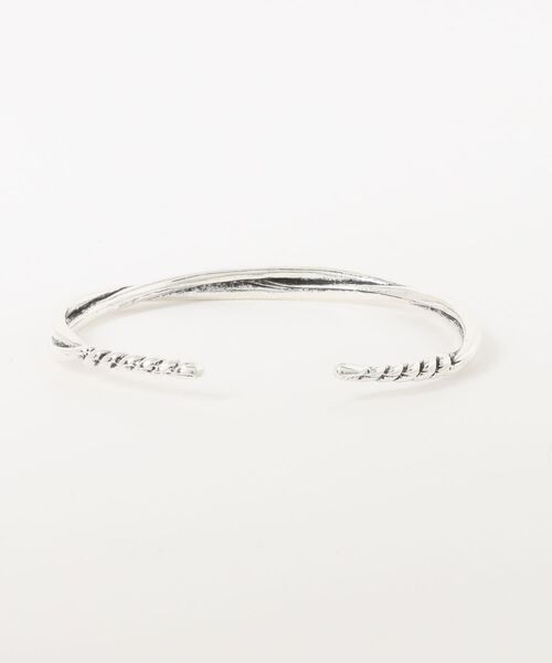 バングル シルバーツイストブレスレット/バングル/メンズ(T3) メンズ