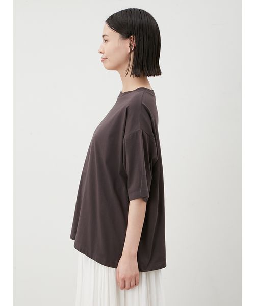 「Mila Owen」 半袖Tシャツ 1 レッド レディース_画像3