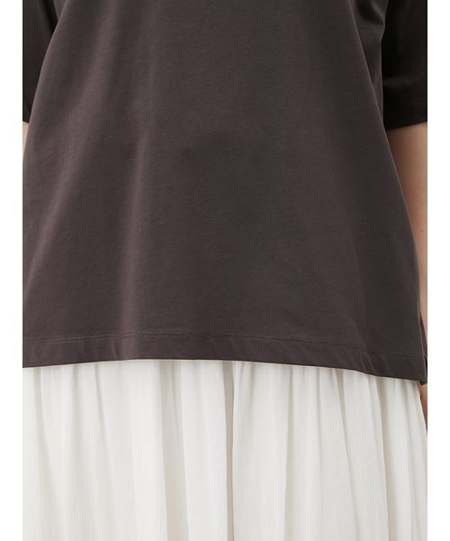 「Mila Owen」 半袖Tシャツ 1 レッド レディース_画像8