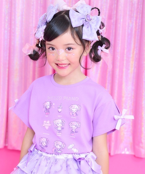 mezzo piano tシャツ 「しなこちゃん」なりきり半袖Tシャツ キッズ