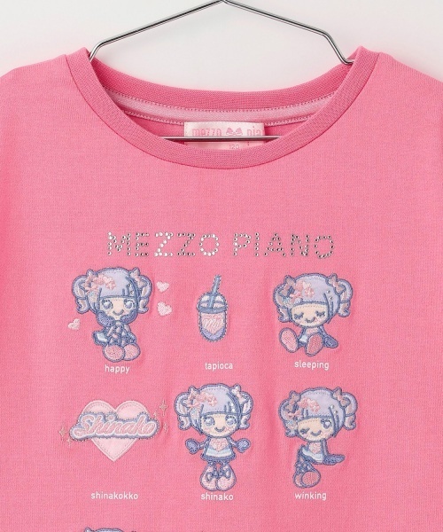 mezzo piano tシャツ 「しなこちゃん」なりきり半袖Tシャツ キッズ