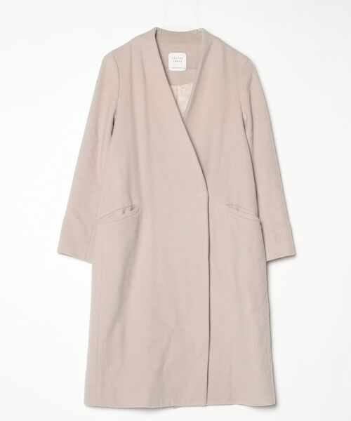 【美品】Unlted Tokyo ノーカラーコート　ベージュ 1 UNITED TOKYO（ユナイテッドトウキョウ） ノーカラーコート 1 ベージュ