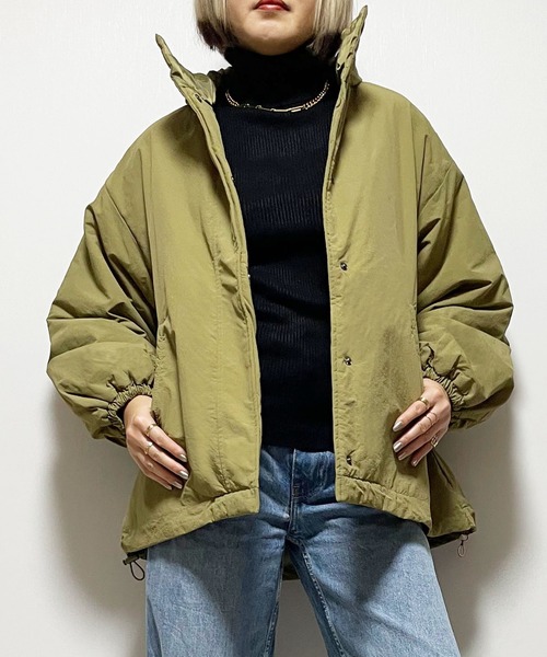 Fizz（フィズ） ブルゾン アウター ハイネック中綿ブルゾン レディース