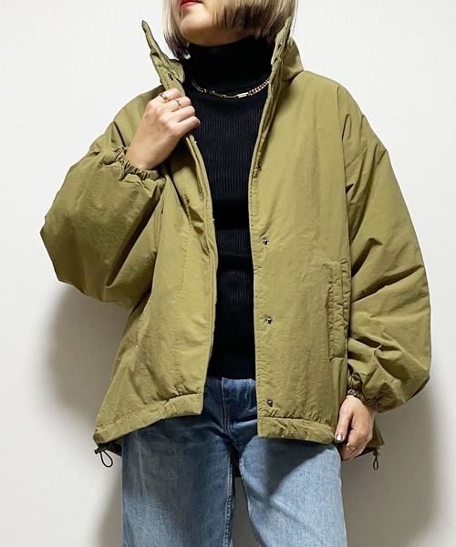 Fizz（フィズ） ブルゾン アウター ハイネック中綿ブルゾン レディース