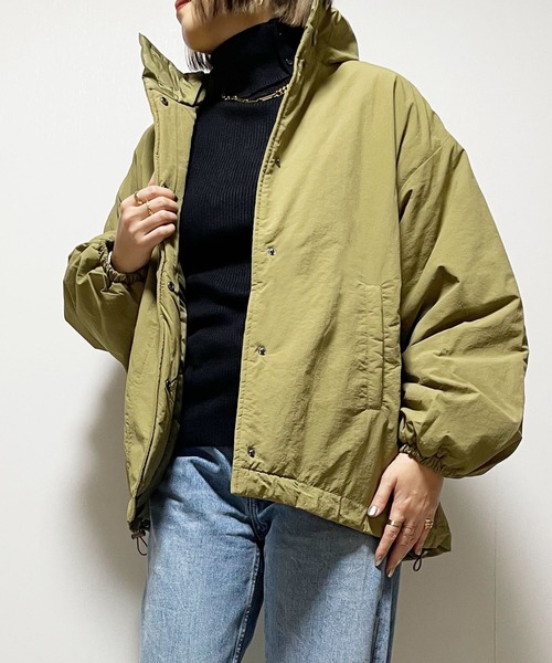 Fizz（フィズ） ブルゾン アウター ハイネック中綿ブルゾン レディース