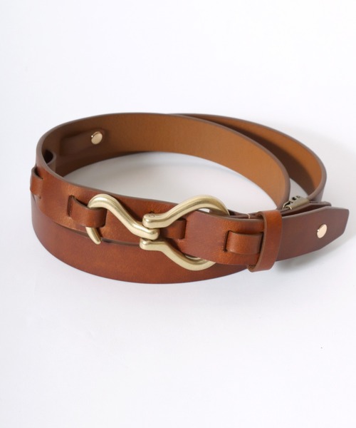 Lee（リー） ベルト Leather Hook Belt/30mm 牛革 フック レザーベルト