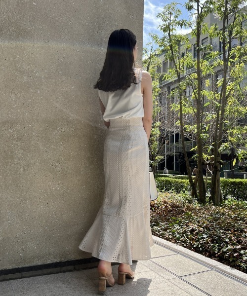 「SNIDEL」 ロングスカート 1 ブルー レディース_画像10