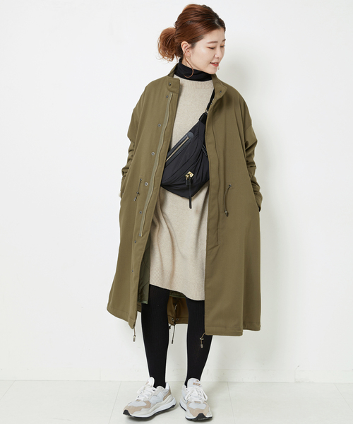 「Spick & Span」 ミリタリーコート 36 カーキ レディース_画像5