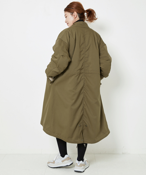 「Spick & Span」 ミリタリーコート 36 カーキ レディース_画像6