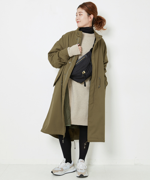 「Spick & Span」 ミリタリーコート 36 カーキ レディース_画像7