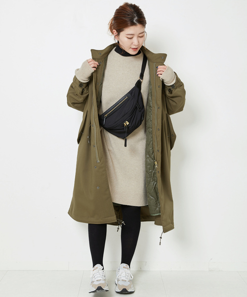 「Spick & Span」 ミリタリーコート 36 カーキ レディース_画像8
