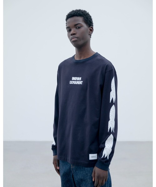 uniform experiment tシャツ ROCKET LOGO L/S TEE メンズ レディース