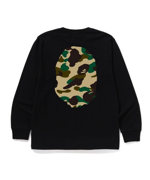 アベイジングエイプ BAPE カモ ファスナー　エイプビッグ ヘッドTシャツ A BATHING APE（アベイシングエイプ） tシャツ 1ST CAMO BIG APE HEAD