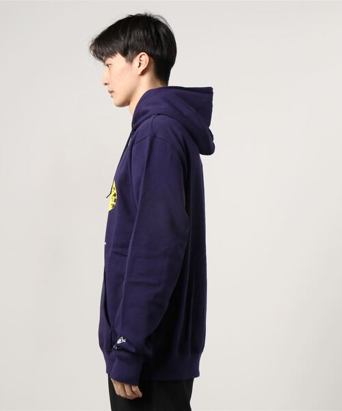「Back Channel」 プルオーバーパーカー SMALL パープル メンズ_画像2