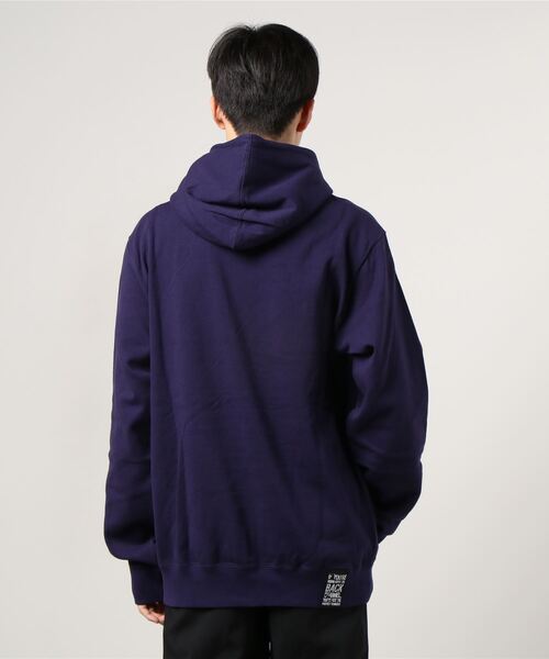 「Back Channel」 プルオーバーパーカー SMALL パープル メンズ_画像6