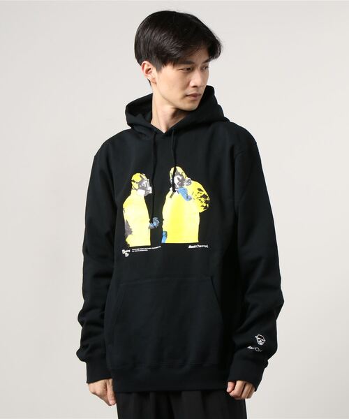 「Back Channel」 プルオーバーパーカー SMALL パープル メンズ_画像7