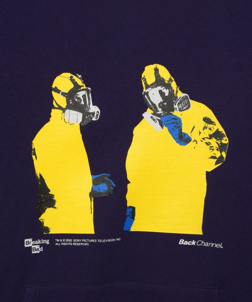 「Back Channel」 プルオーバーパーカー SMALL パープル メンズ_画像8