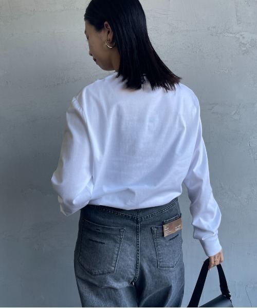 tシャツ 「FRED PERRY/フレッドペリー」 ツインティップライン ロングスリーブTシャツ M9602 レディース メンズの画像