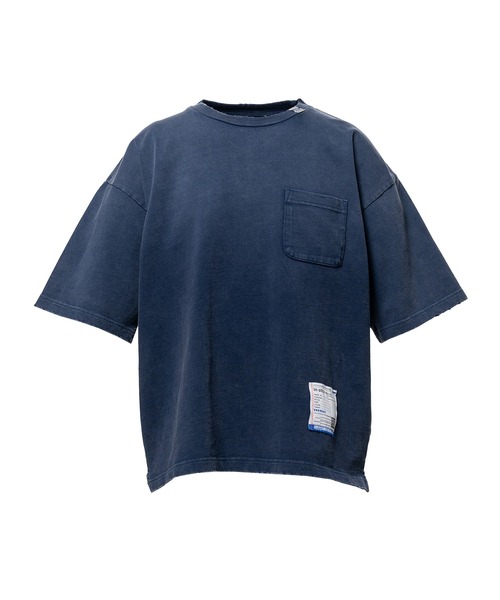 in・stru（men-tal）. tシャツ Sun Faded Like Distressed Pocket T
