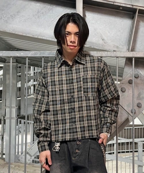 MandO（エムオー） シャツ 2WAY袖デタッチャブルシャツ/半袖に変更可