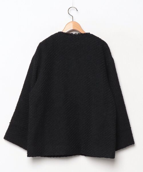 Loungedress（ラウンジドレス） ツイードジャケット FREE ブラック