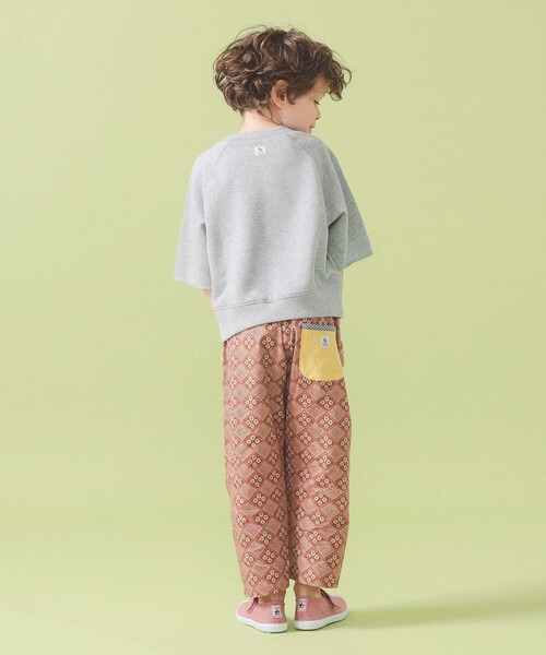 ワイドパンツ パンツ パッチワーク パンツ 2026SS（90〜140cm） キッズ 子供服 男の子 女の子の画像