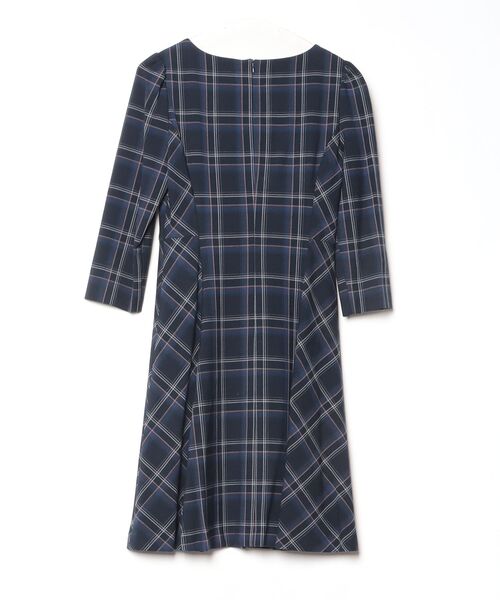 「UNIVERVAL MUSE」 長袖ワンピース - ネイビー レディース_画像2
