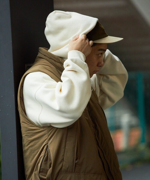 「FREAK'S STORE」 ベスト MEDIUM ベージュ メンズ_画像4