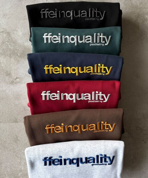 「FFEIN」 スウェットカットソー MEDIUM ワイン メンズ_画像6